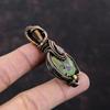 Copper Ruby Zoisite Pendant Copper Wire Wrapped Jewelry Gemstone Pendant Rainbow Moonstone Handmade Jewelry Copper Designer Pendant For Gift