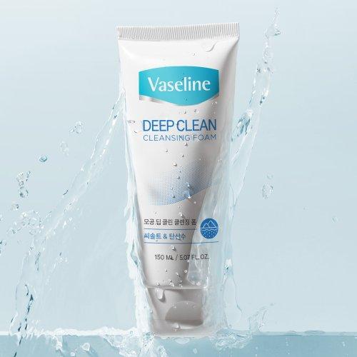 Vaseline Пенка для умывания Deep Clean 150 мл с морской солью и газированной водой для очищения пор