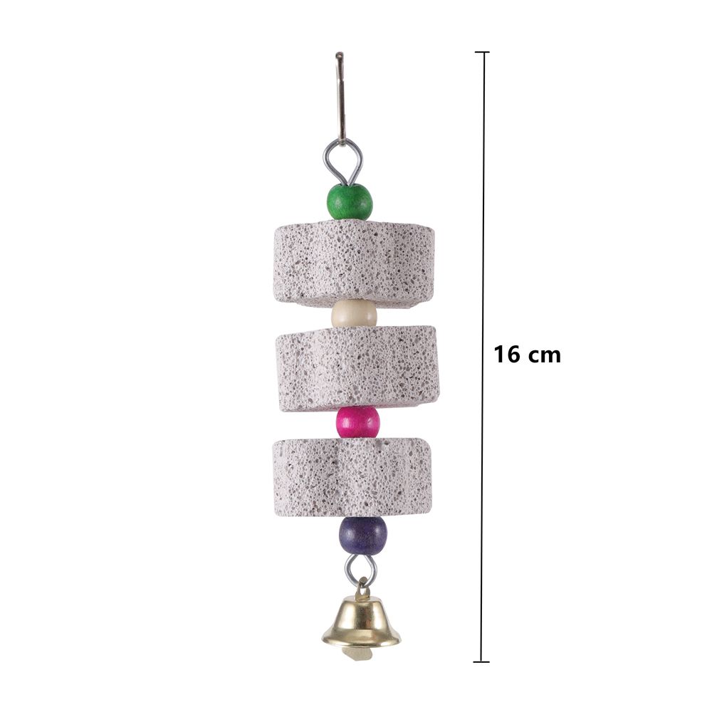 Home Pet Supplies Tearing Bird Chew Toy Hanging Block Chewing Mineral Parrot Grinding Stone