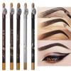 5 Colors Eyebrow Pencil Easy To Use Eyeliner Long Lasting Natural Cosmetic Waterproof Wood Eyebrow Enhancer Eye Makeup