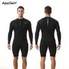 2mm Mens Full Wetsuit With Long Sleeves Shorts Snorkeling Surfing Swimming Warm UV Protection Chloroprene