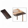 Выдвижная полка-удлинитель для компьютерного стола, складная 15,75 x 7,87 дюйма, для домашнего офиса, крепление-удлинитель, поддержка запястья, боковой столик