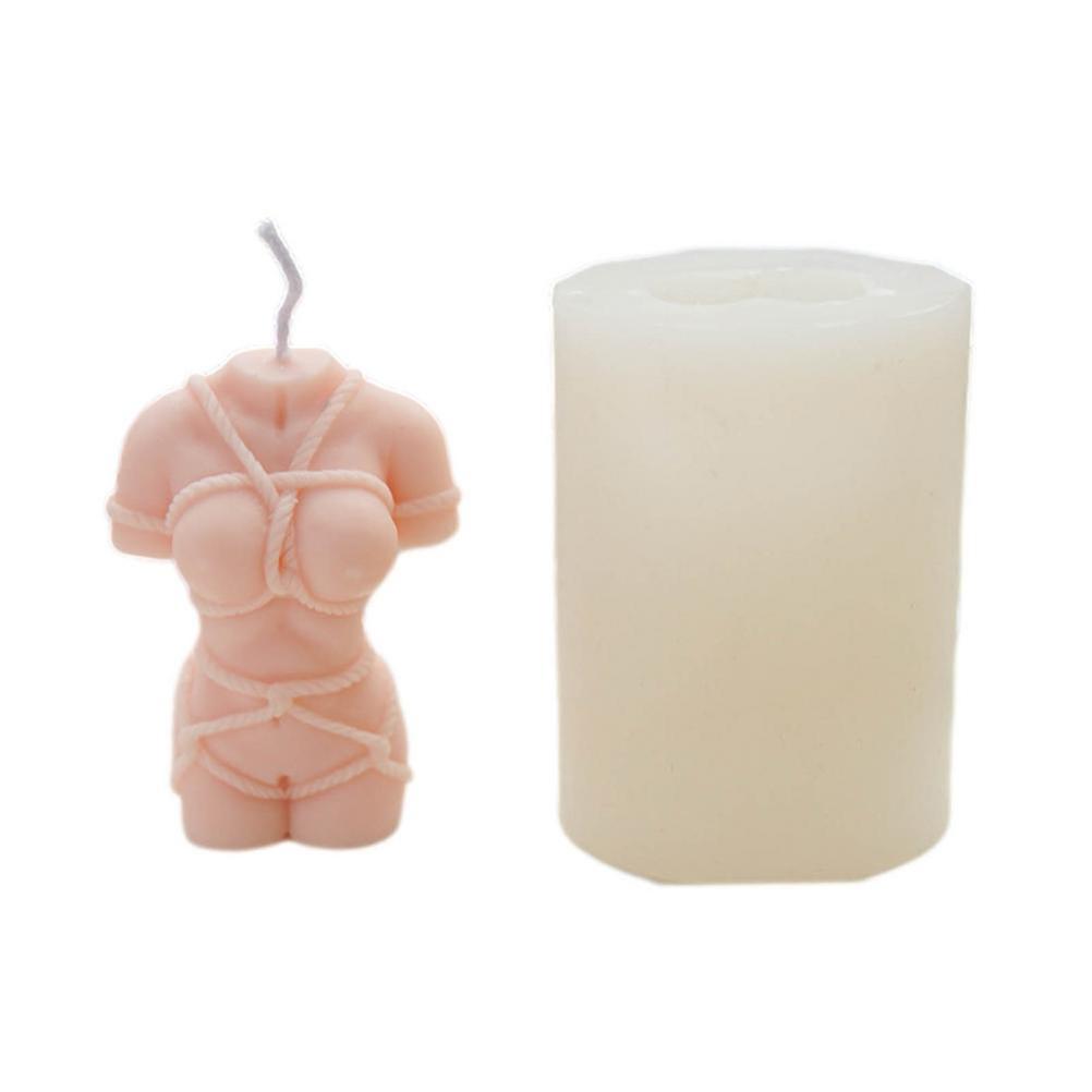 Silicone Human Body Candle Mold Body Art Silicone Mould 3D Female Woman Making Wax Mould Hand Soap