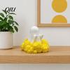 Environmentally Friendly PLA Art 3D Printed Cute Ghost Fidget Clicker Toy, Halloween Stress Party Favor Relief Desk Ornament Pen Holder, Novelty Gift