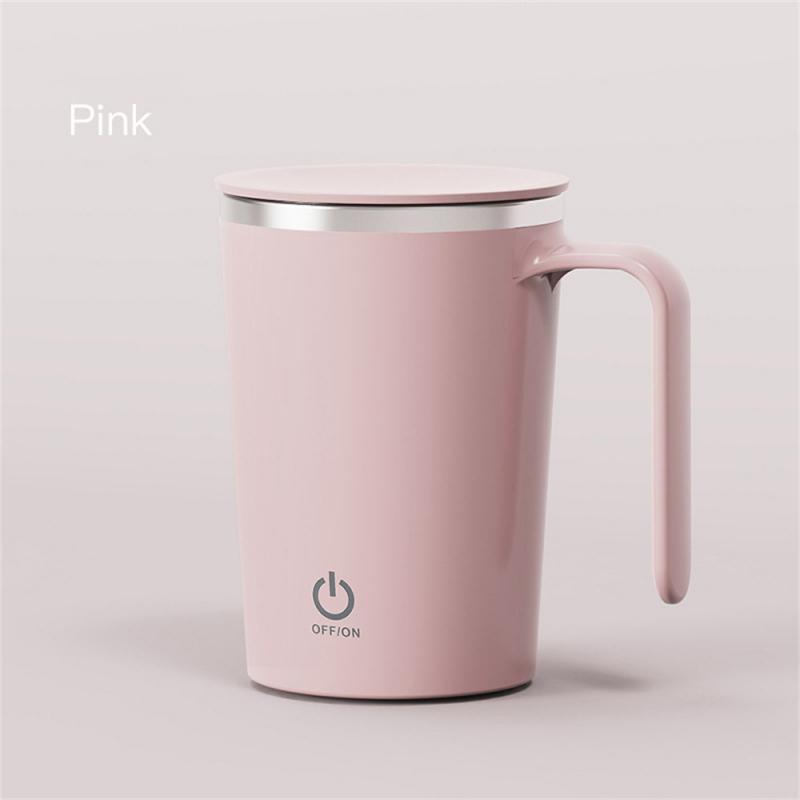 1Pcs Household Portable Automatic Mixing Cup Stainless Steel Lazy Automatic Magnetic Cup Coffee Cup Mixing Mug Rechargeable