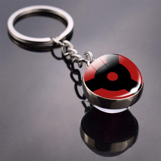 Yousheng Брелок Мультяшный Многоцелевой Искусственный Камень Многоразовый Коллекционный Декоративный Подарок Аниме Наруто Глаз Шарингана Брелок для Ключей Подвеска на Сумку для Детей