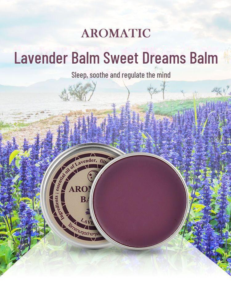 Ароматный тайский ночной крем с лавандой - успокаивающее эфирное масло для снятия стресса