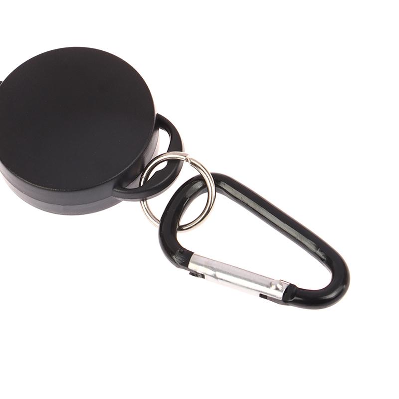Выдвижная катушка для бейджа для карточки с именем, металлическое выдвижное кольцо для ключей