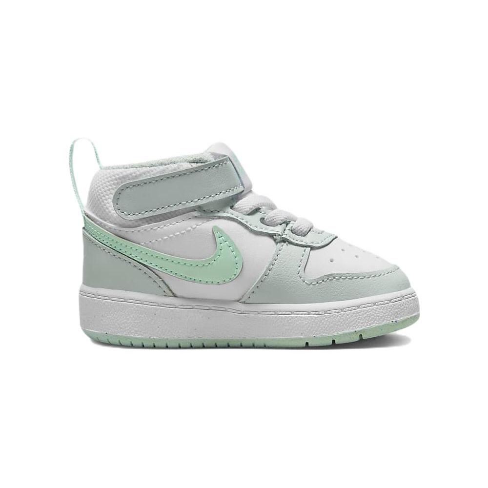Nike Mid 2 Slip Resistant Abrasion Resistant Mid top Skateboard Shoes Mint Green Infant And Toddler CD7784-011