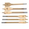 6PCS 6-Piece Set Spade Paddle Bits High Carbon Steel Paddle Flat Bit Set  DIY Cutter Projects
