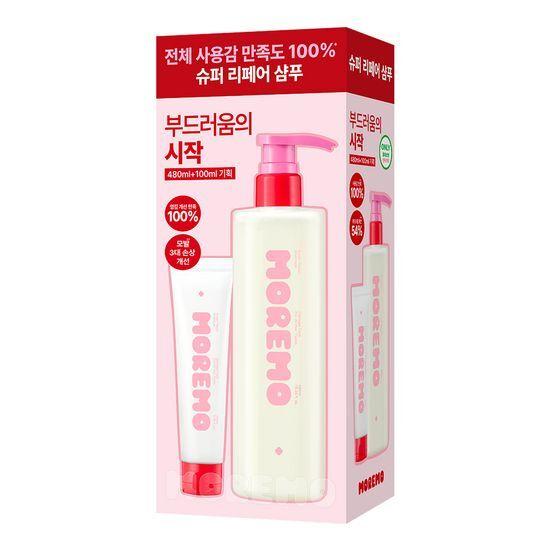 MOREMO НОВЫЙ шампунь Super Repair 480 мл, специальный (+100 мл бесплатно)