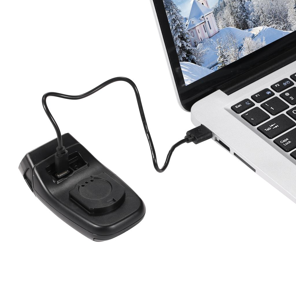 3 In 1 Bike Computer USB Rechargeable Wireless Cycling Computer Bicycle Speedometer with LED Front