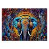 Wallpaper Elephant in headphones Abstraction