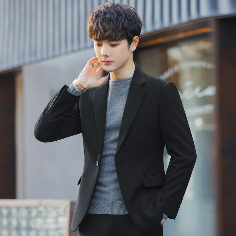 Весенний Боди Ruffian Красивый Повседневный Маленький Костюм Пиджак Мужской Корейский Свадебный Топ