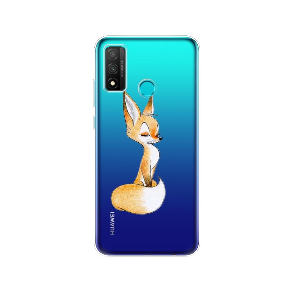 Чехол для Huawei P smart 2020, мягкий силиконовый чехол из ТПУ на заднюю панель телефона PSmart 2020 POT-LX1A, 6,21 дюйма, защитный чехол-бампер, чехол