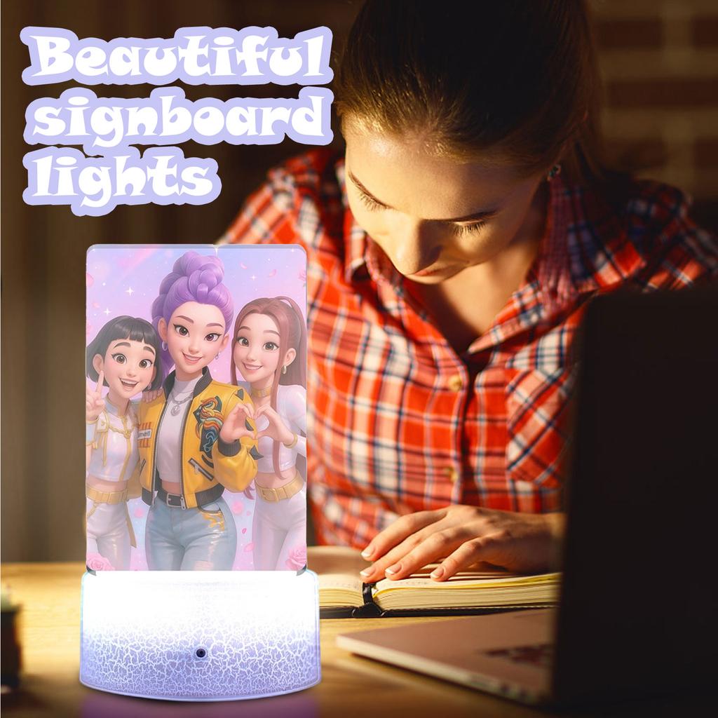 Stand Night Light Is Suitable For Children's Gifts, Fans Around The Beautiful Gift Lights