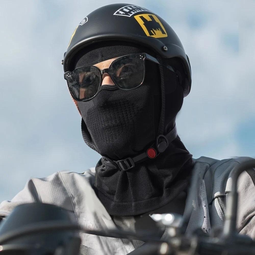 Дышащий мотоциклетный балаклава-маска для лица Зимняя лыжная ветрозащитная маска Высокоэластичный подшлемник Защита от холода Велосипедный шарф для велоспорта