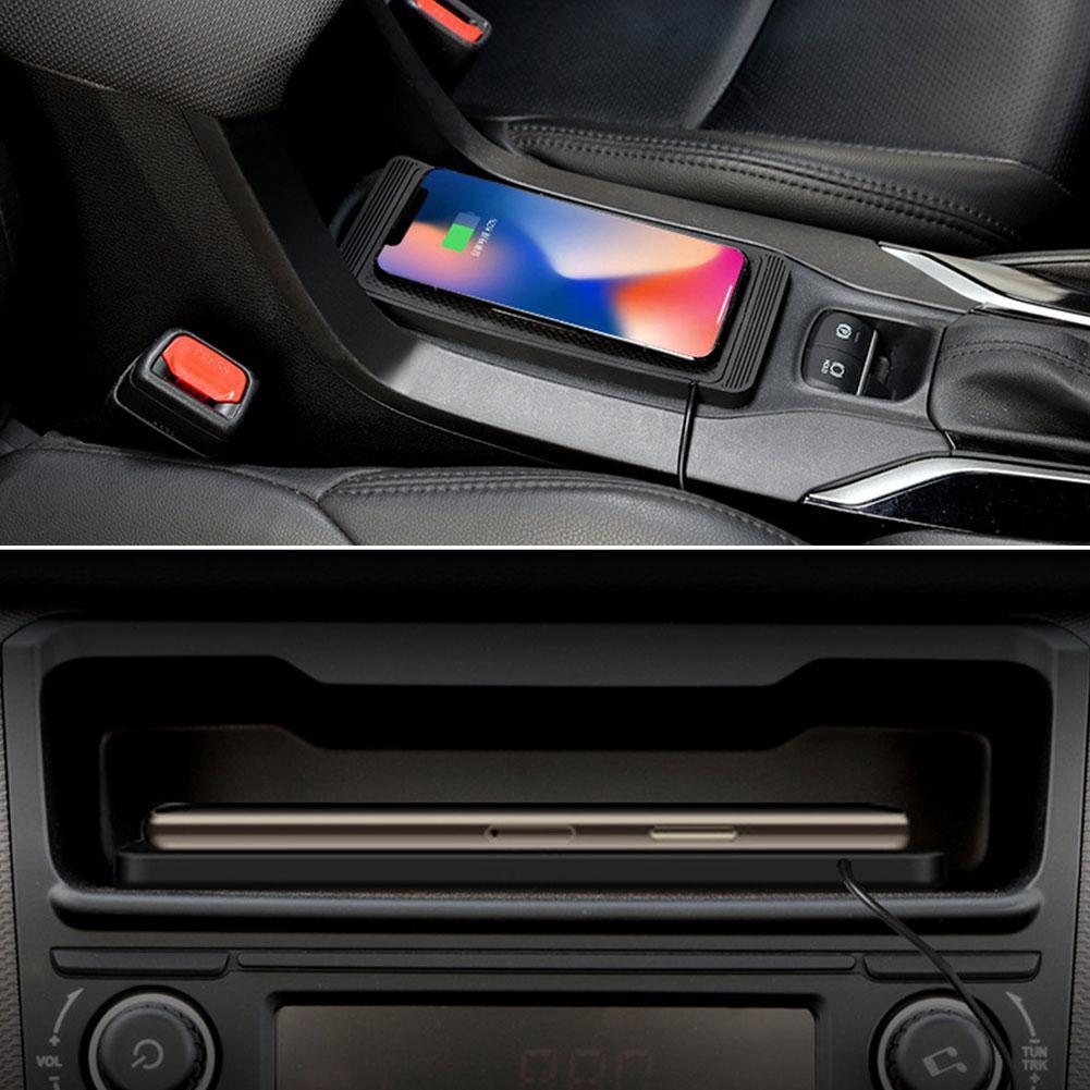 Car Wireless Charger Silicone Non Slip Pad For IPhone Phones Station Car Pad And Charging Wirel V3K4