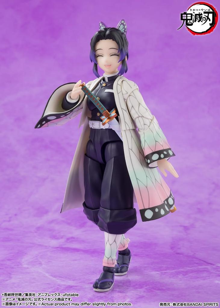 TAMASHII NATIONS S.H.Figuarts Demon Slayer: Kimetsu No Yaiba Shinobu Kocho Approx. 130mm PVC & ABS Painted Movable Figure