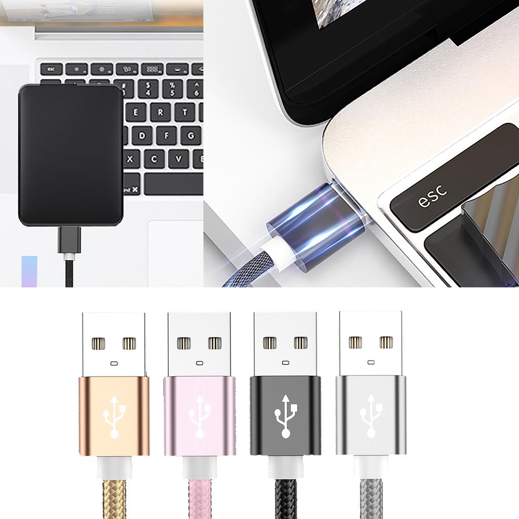Кабель USB 2.0 для быстрой зарядки, скорость передачи данных 480 Мбит/с, USB 2.0 «папа-папа» для ноутбуков с жестким диском USB h Drive Reader