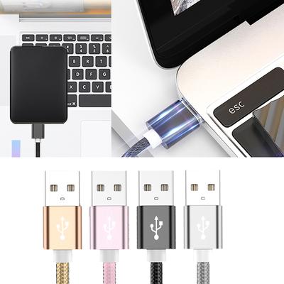 Кабель USB 2.0 для быстрой зарядки, скорость передачи данных 480 Мбит/с, USB 2.0 «папа-папа» для ноутбуков с жестким диском USB h Drive Reader