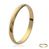 Wedding Band Gold Plated 'Demi-Jonc' Golden - 2 Mm