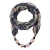 Gorgeous Beads, Circular Ring Scarf, Women's Scarf Accessories, Necklace, Ethnic  Scarf