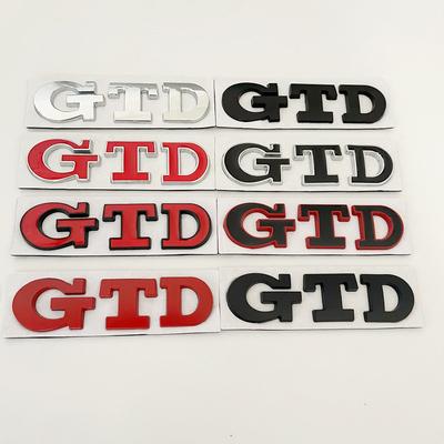 1 шт. 3D Металлические Буквы Наклейка-Эмблема Логотип GTD На Задний Багажник Автомобиля Для Volkswagen VW Golf 7 6 5 4 GTD Аксессуары MK2 MK4 MK5 MK6 MK7