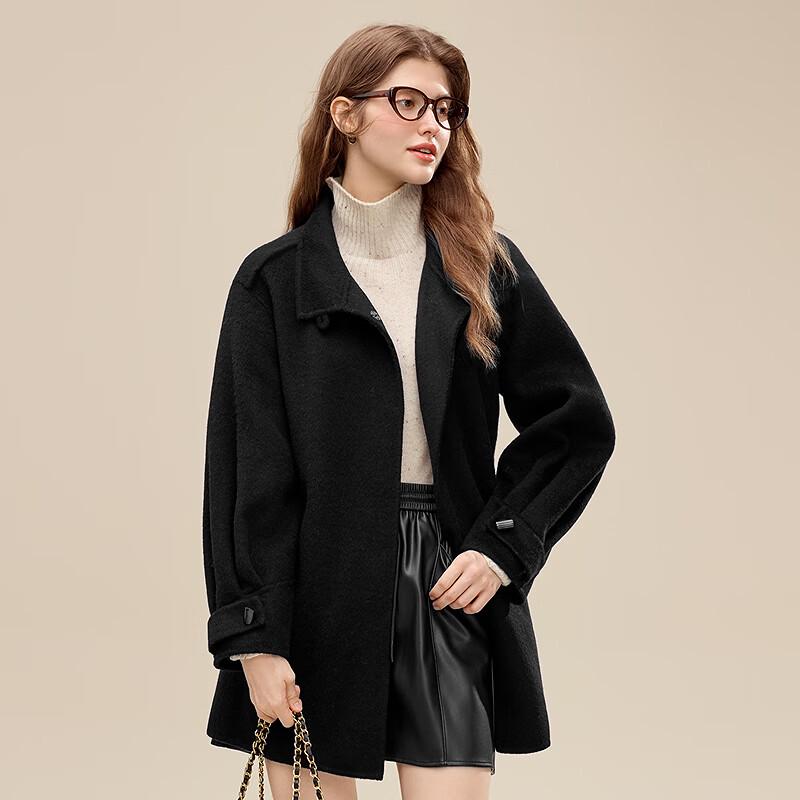 Betu Women's Premium 100% Lamb Wool Winter Coat