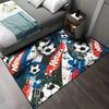 Football Art Pattern Rug Carpet for Living Room Bathroom Mat Creative Doormat Carpet for Bedroom Home Decor Tapis Salon
