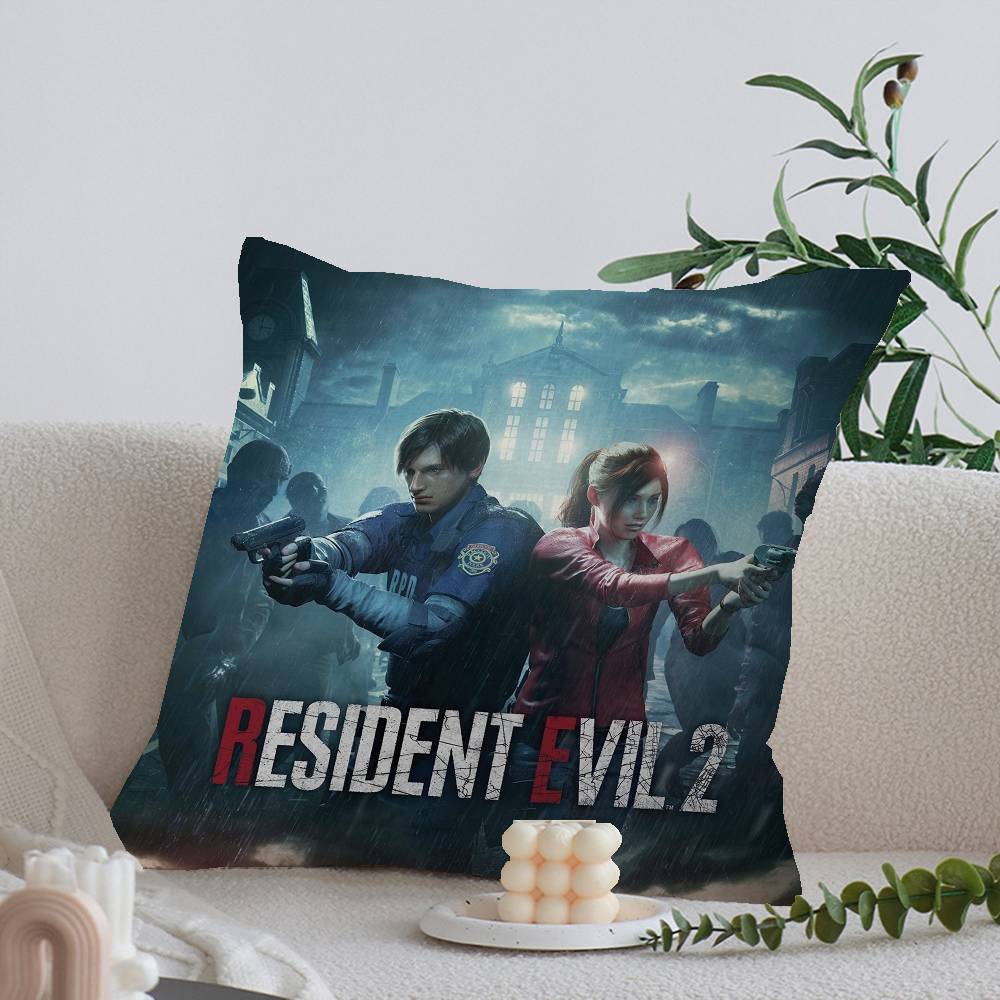 Горячая игра R-Resident E-Evil Подушка Подарок Декор для дома и офиса Спальня Диван Автомобильная наволочка Чехол 45x45