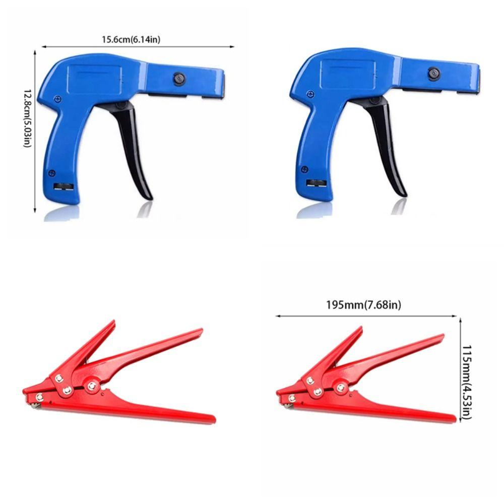 Ergonomic Nylon Zip Tie Pliers Labor Saving Alloy Cable Tie Tool Quick Tighten Efficient Flush Cut Zip Tie Tool