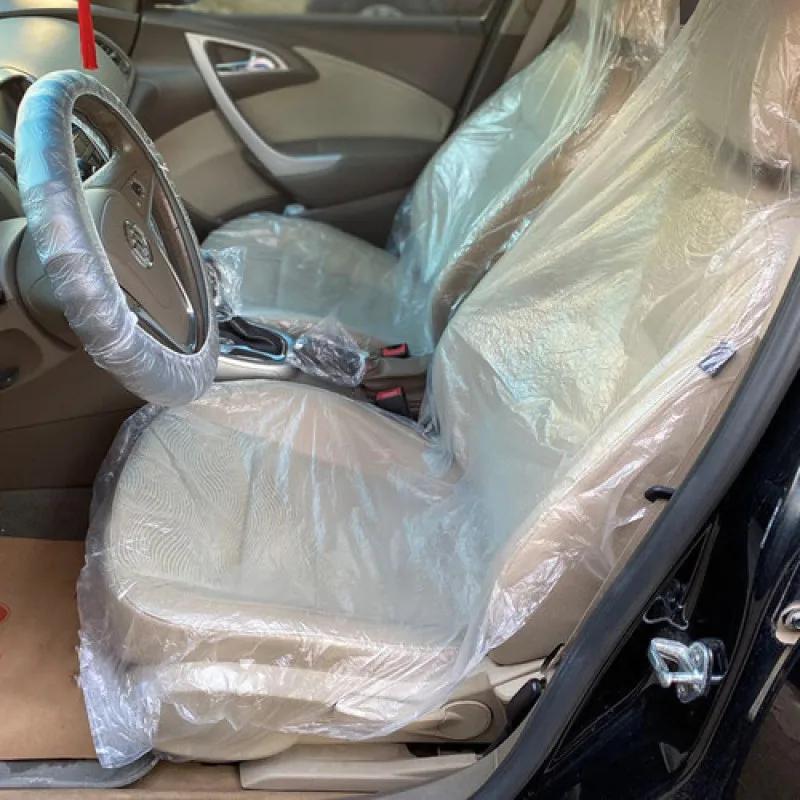 50Pcs Disposable Car Seat Covers Protective Cover for Beauty Repair Waterproof Care Cleaning Beauty Car Seat Protector Universal
