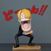 15 см Аниме One Piece Фигурки Луффи Санджи Манки Д. Луффи Ророноа Зоро Фигурка Действия Голодная Троица ПВХ Аниме Модель Игрушки