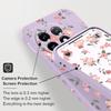 Floral Scent Phone Case For Oneplus 12 12R 11 11R 10 10R 10T 9R 9RT 9 8T 8 7 7T Pro 5G Liquid Silicone Cover