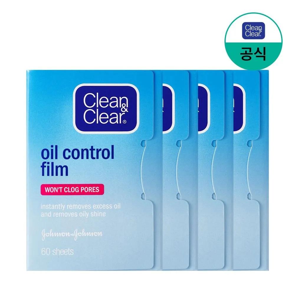 CLEAN & CLEAR Матирующая пленка 60 листов x 4