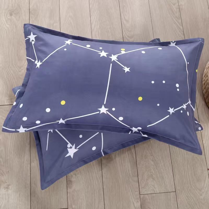 2 шт., наволочка для студенческого общежития с милым принтом, домашняя наволочка для взрослых, удобная и прочная, 48X74 см