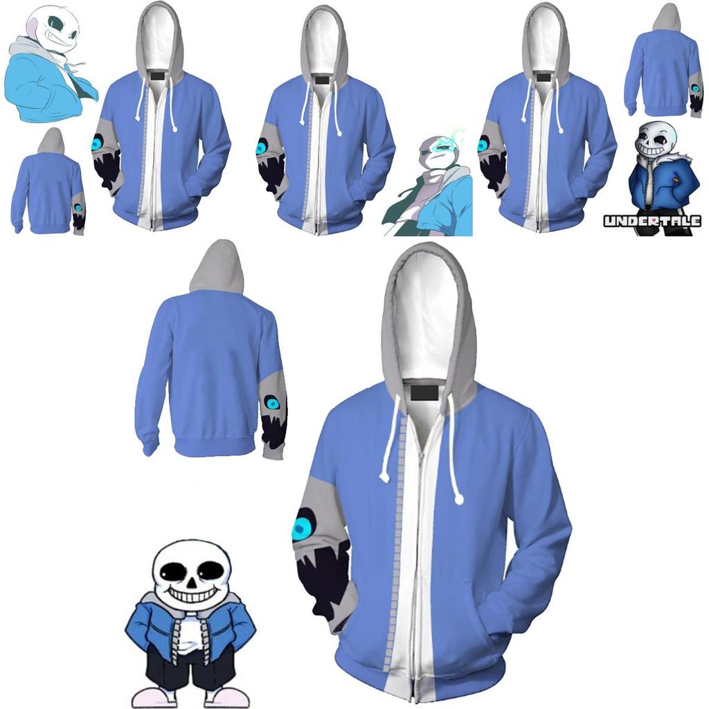 Игра Undertale Санс 3D Косплей Толстовка Куртка Мягкий Удобный Дизайн Для Всех