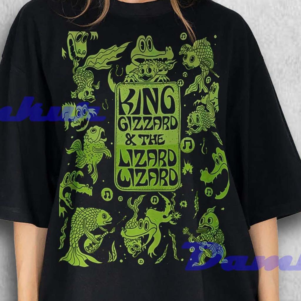 King Gizzard and The Lizard Wizard Shirt, King Gizzard and The Lizard Wizard Fan Tshirt, King Gizzard and The Lizard Wizard Retro Tees
