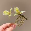 Flower Chinese Style Hair Stick Hair Comb Hanfu Hairpin Classical   Hanfu Accessories