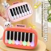 15-клавишное карманное пианино Мини-электронное пианино с подсветкой клавиш для детей