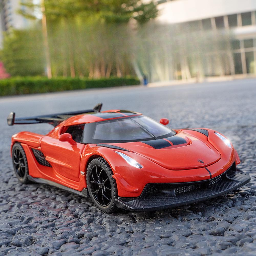 1:32 Koenigsegg Jesko Сплав Спортивный Автомобиль Модель Игрушка для Детей