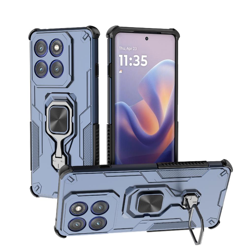 Бронированный чехол для Motorola Moto Edge 60 Pro 60 Fusion 60 Stylus 5G Чехол Магнитное кольцо-подставка Защита объектива Ударопрочный Коке