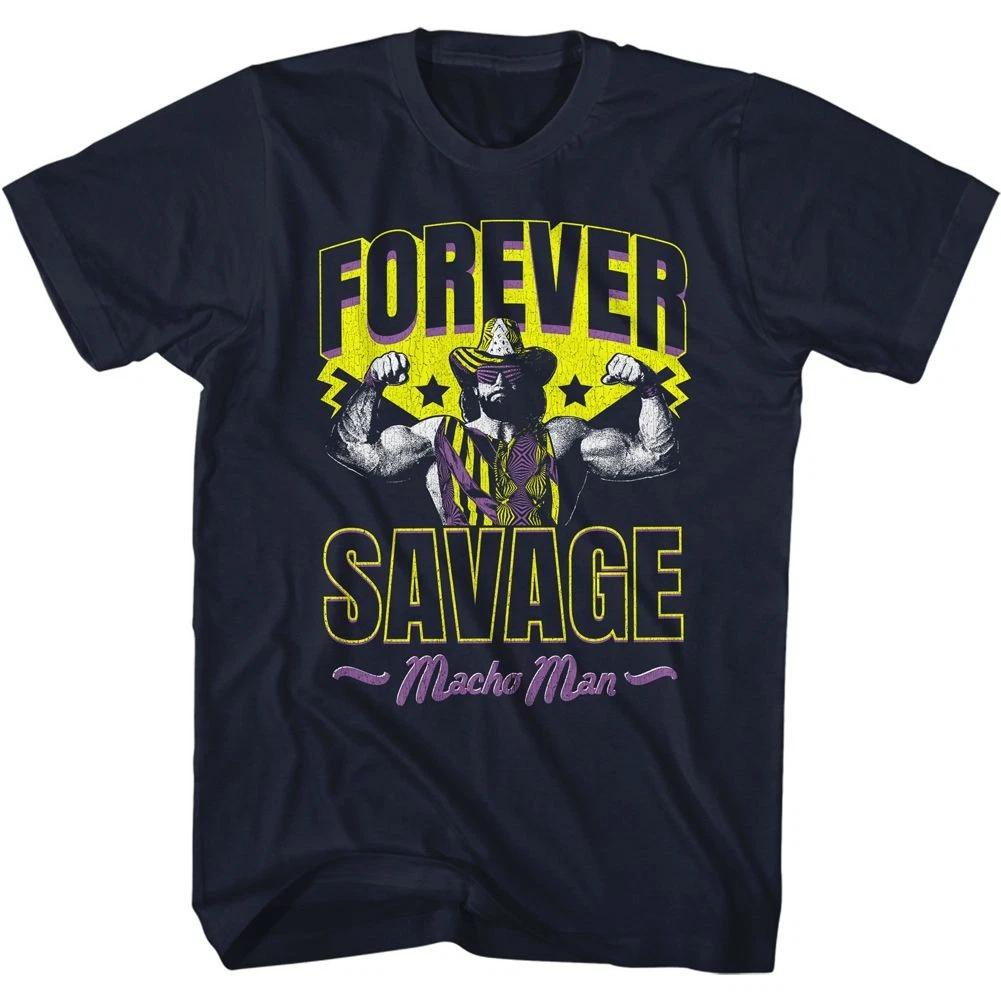 Macho Man Forever Savage Navy Wrestling Children's T-shirt