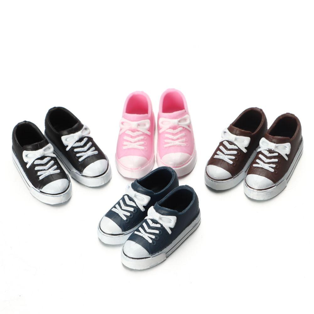 For 16cm Dolls Foot Length 2~3.5cm Casual Shoes Fashion Doll Shoes PVC Boots Plastic Sneakers