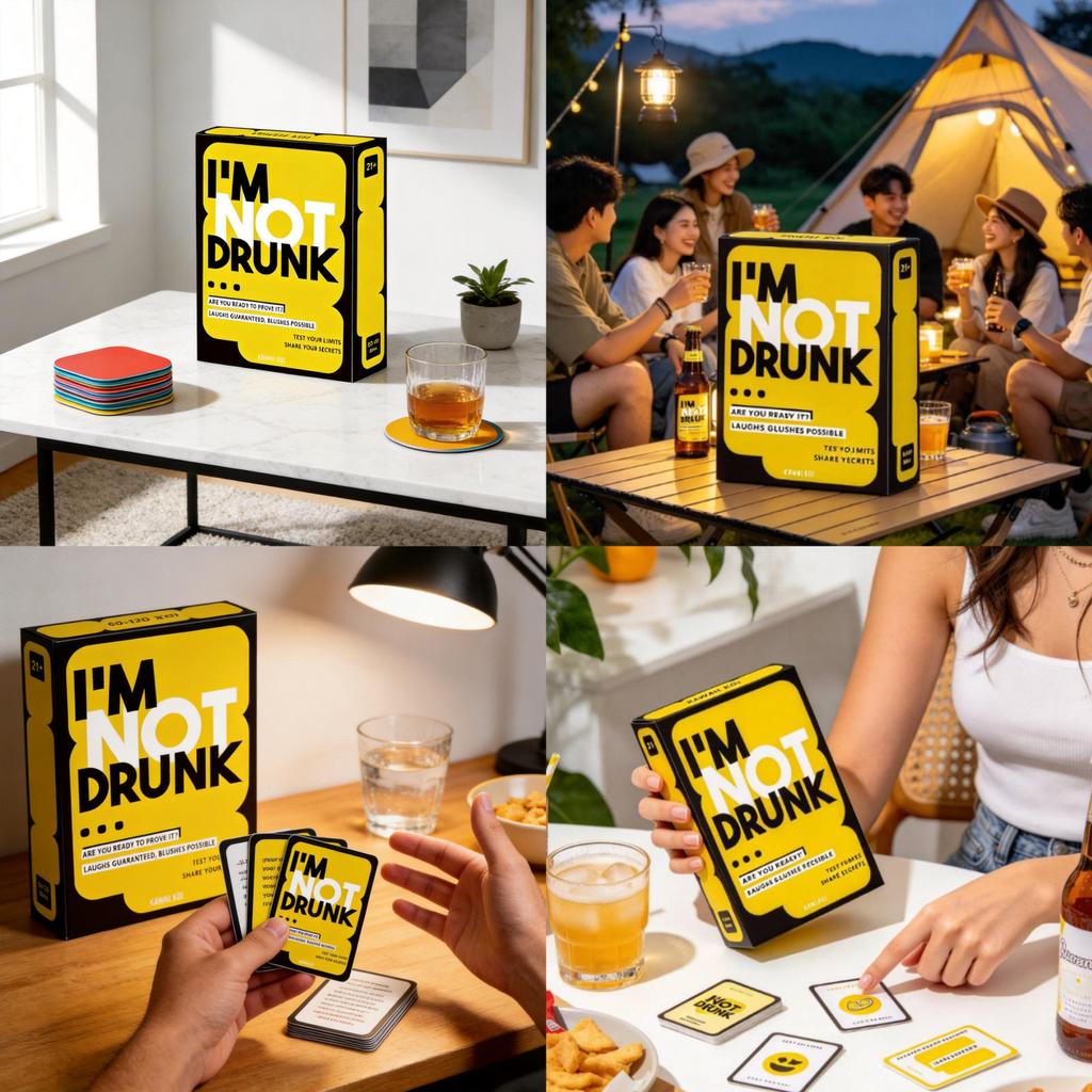 Im Not Drunk Card Game For Party Entertainment And Brain Training For Adults And Teens