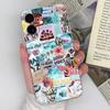 Прозрачный чехол для iPhone 16 Pro Max 16pro 16plus, защитный бампер, чехол для телефона, мягкий, тонкий, силиконовый, TPU, с рисунком в виде граффити, красочный узор для Apple iPhone