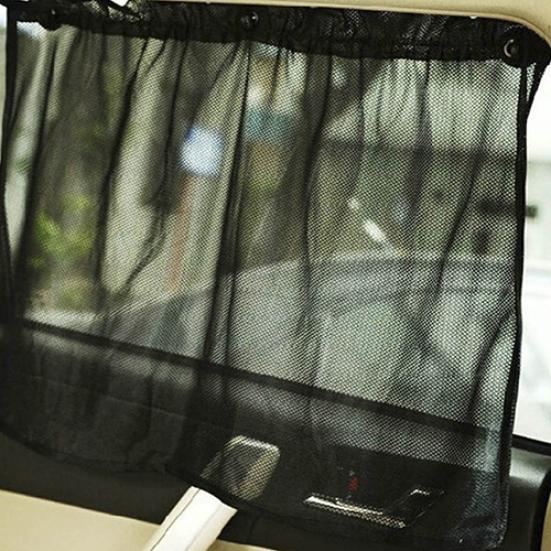2шт автомобильный солнцезащитный козырек с защитой от ультрафиолета, боковая сетчатая оконная занавеска с присоской
