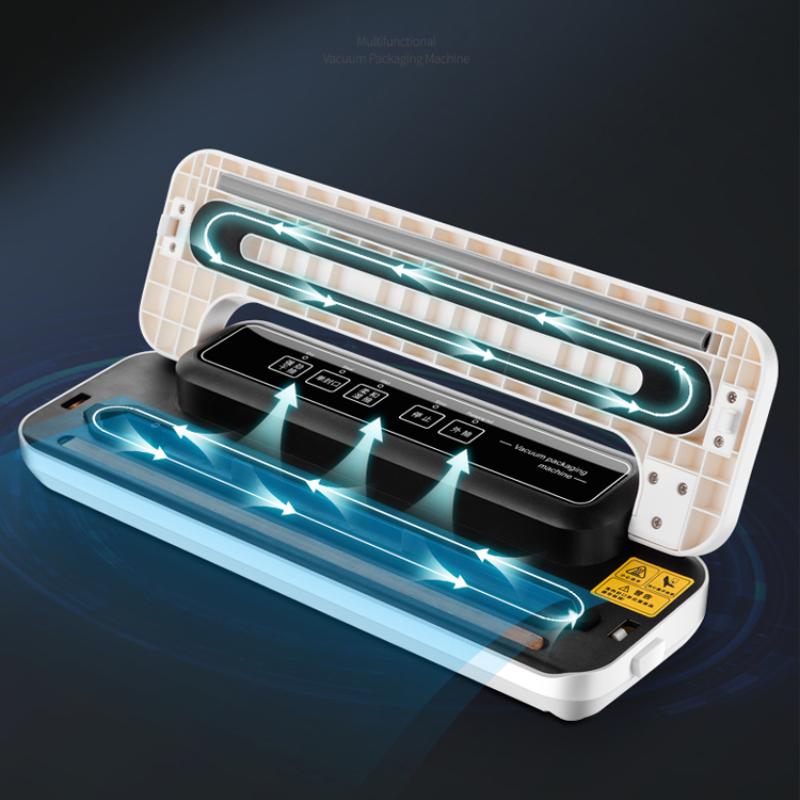 Вакуумная запечатывающая машина Вакуумная запечатывающая машина для упаковки пищевых продуктов Небольшая бытовая машина для запечатывания пластика