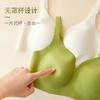 Traceless underwear, big breasts are small, ultra-thin, cool and breathable, non-sensory, jelly glue soft support bra